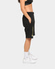CHAMPION REV WEAVE CUT OFF SCRIPT SHORT BLACK/GOLD