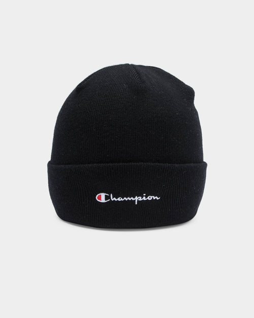 Champion Script Beanie Black