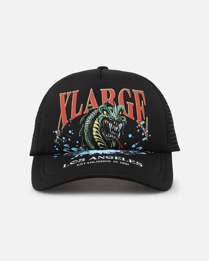X-large Serpent LA Trucker Snapback Black