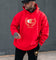 Champion Champion x Culture Kings Rev Weave Hoodie Red/Gold