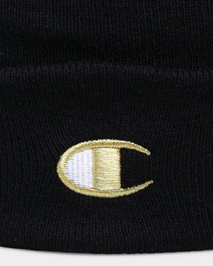 Champion C Life Logo Beanie Black/Gold