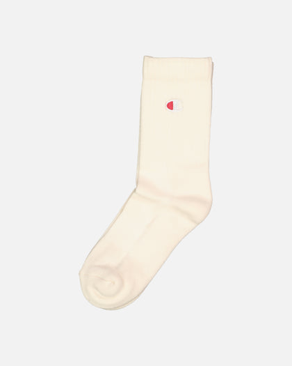 Champion Lifestyle Mixed Crewcut Socks 2 Pack White/Vert Jade