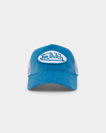 Von Dutch Blue Crush Velvet Trucker Blue Velvet