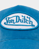 Von Dutch Blue Crush Velvet Trucker Blue Velvet