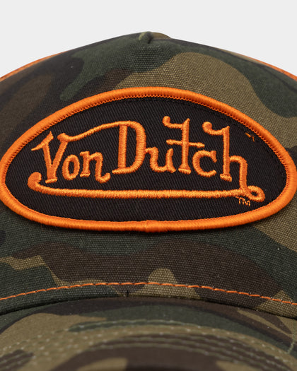 Von Dutch Camo Trucker 270 Green Camo/Orange
