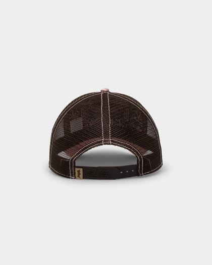 Von Dutch Pink Satin Trucker Pink Satin