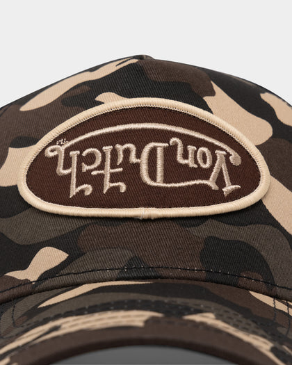 Von Dutch Brown Rambo Camo Trucker Red Rambo Camo
