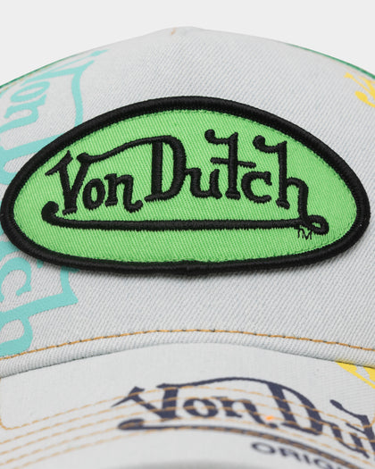 Von Dutch Light Denim Apple Logo Trucker Light Blue Denim