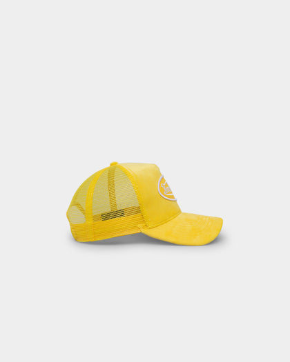 Von Dutch Lemon Velvet Trucker Snapback Lemon