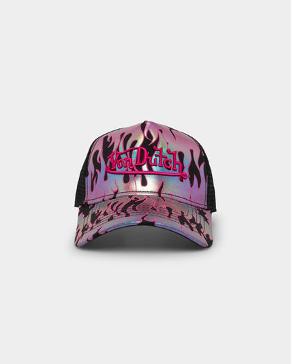 Von Dutch Black Iridescent Trucker Snapback Black/Iridescent