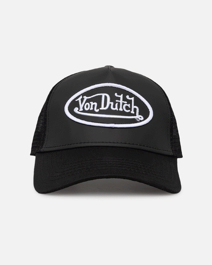 Von Dutch Black Trucker Snapback Black
