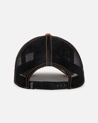 Von Dutch Taupe And Black Trucker Snapback Taupe/Black