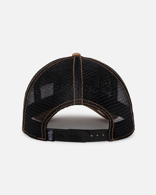 Von Dutch Taupe And Black Trucker Snapback Taupe/Black