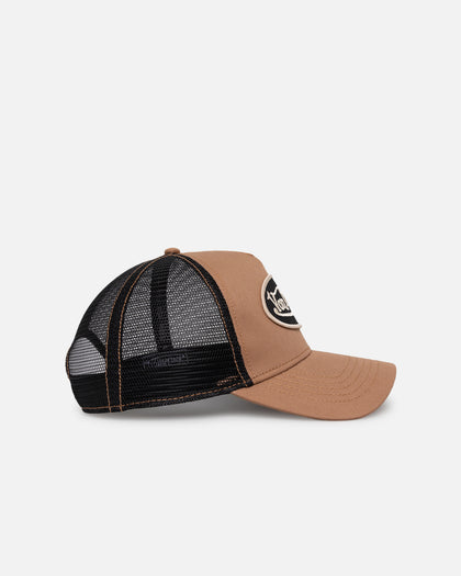 Von Dutch Taupe And Black Trucker Snapback Taupe/Black