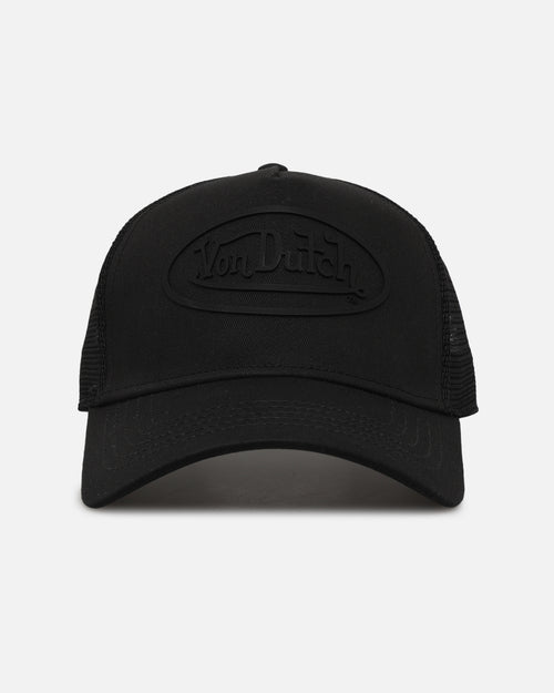 Von Dutch Trucker Snapback Hat Black