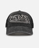 Von Dutch Washed Twill Trucker Snapback Grey