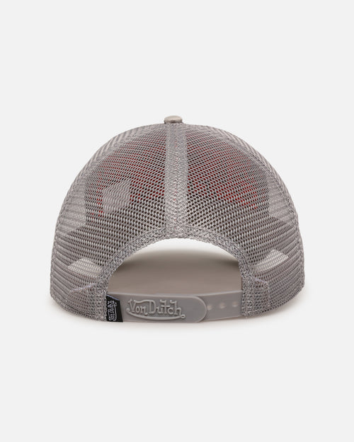 Von Dutch Unisex Trucker Snapback Hat Taupe