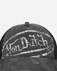 Von Dutch Unisex Trucker Snapback Hat Washed Grey