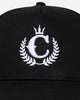 Culture Kings Crown Snapback Black/White