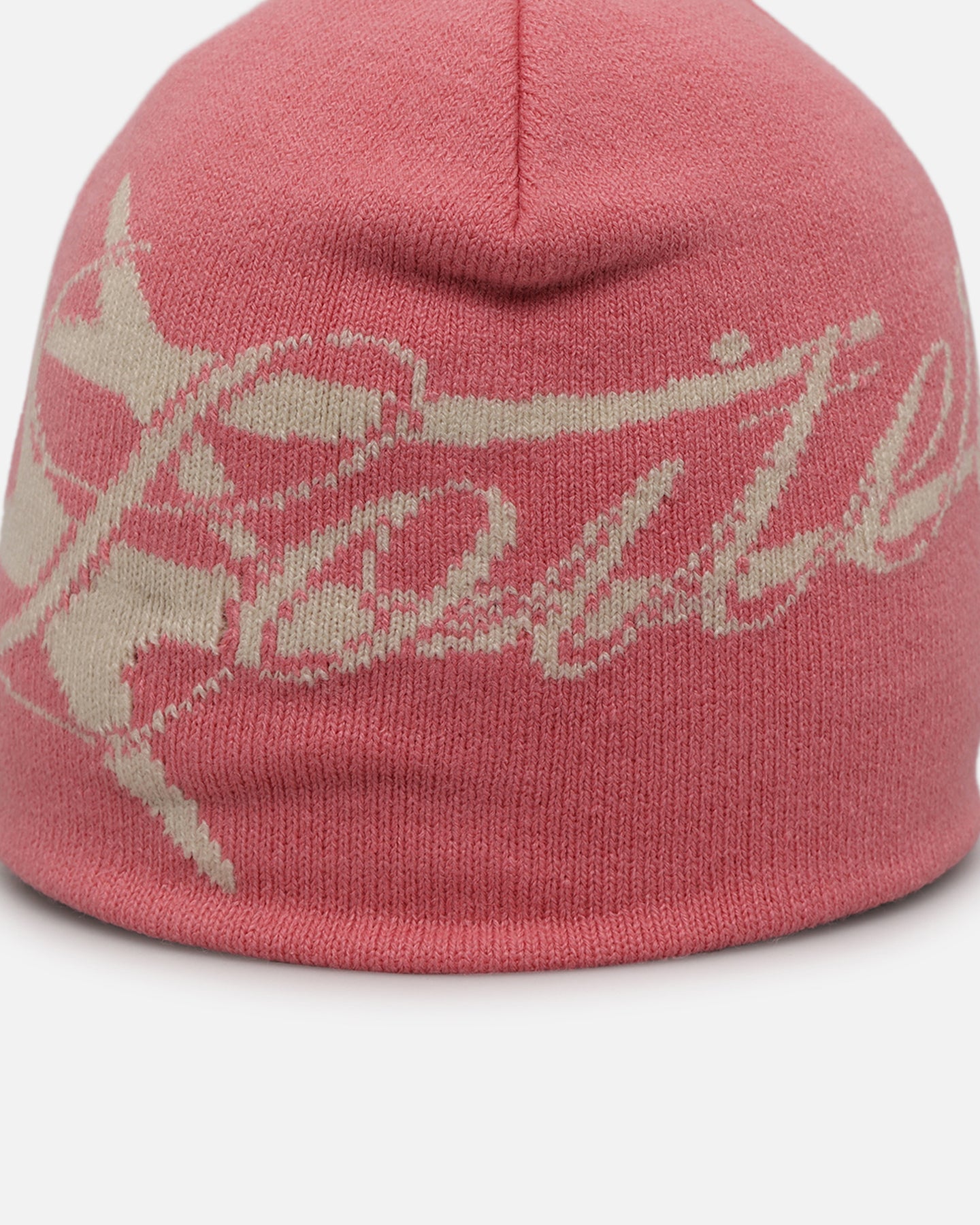 Loiter Hybrid Skull Knit Beanie Pink | Culture Kings US