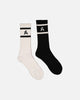 The Anti Order A Crew Socks 2 Pack Black