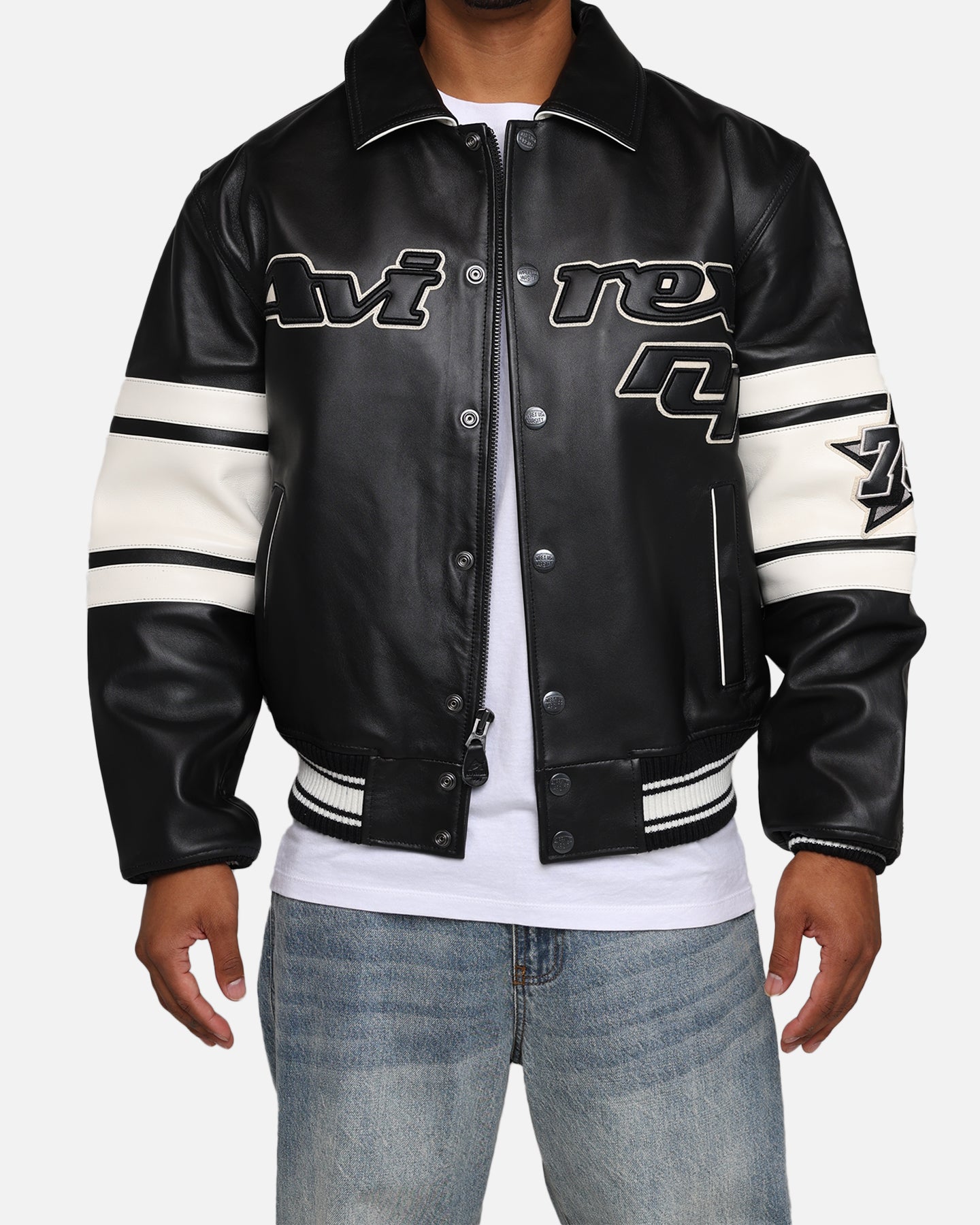 Avirex Brooklyn Jacket Black | Culture Kings US