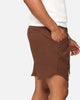 Saint Morta Waffle Shorts Brown