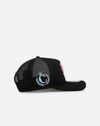 New Era Fox Racing X Culture Kings 9FORTY A-Frame Trucker Snapback Black