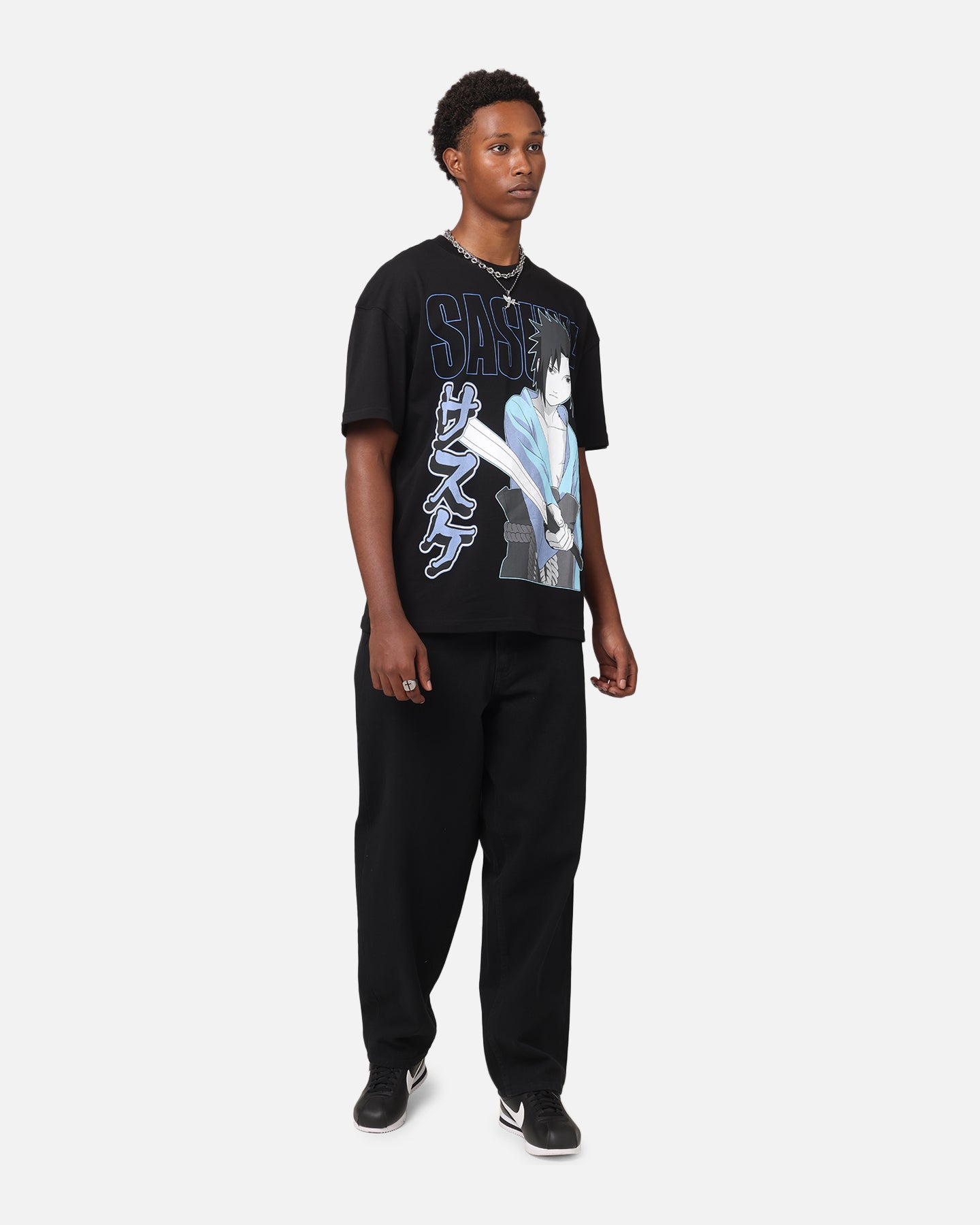 Goat Crew X Naruto Sasuke T-Shirt Black | Culture Kings US