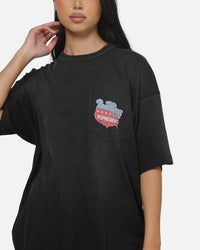 Represent Beach Boys Americas Band T-Shirt Stained Black