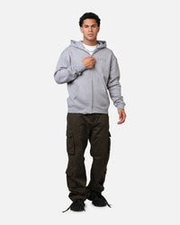 Carre Members Only Zip Hoodie Grey Marle