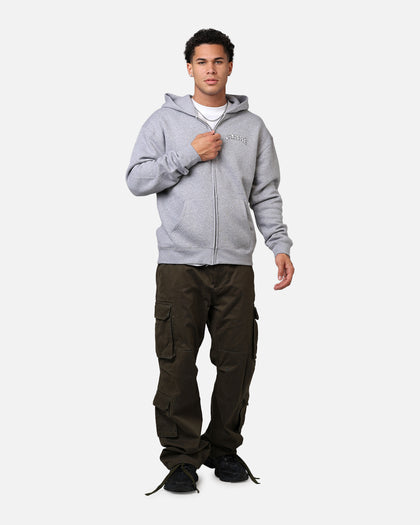 Carre Members Only Zip Hoodie Grey Marle