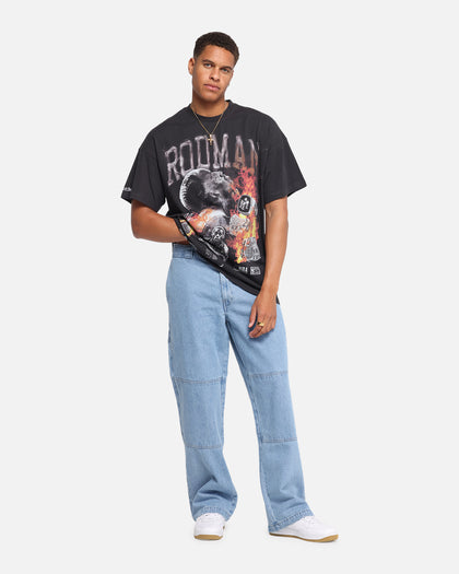 Mitchell & Ness Chicago Bulls Dennis Rodman Flaming Hot T-Shirt Faded Black
