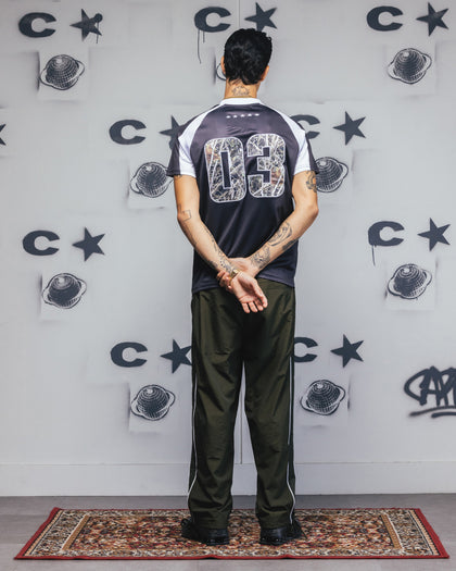 Carre Striker Jersey T-Shirt Black/White