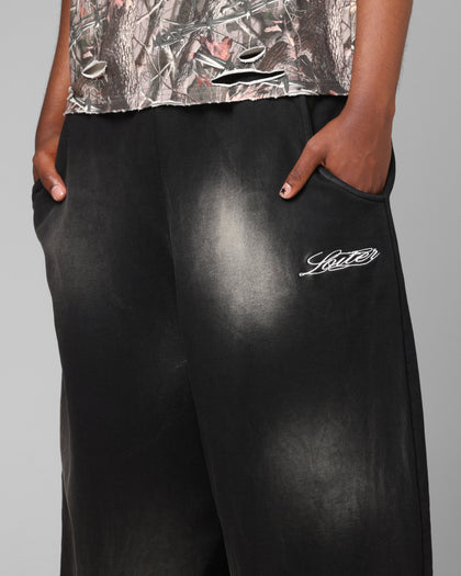 Loiter Purity Sweatpants Washed Black