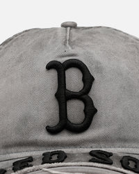 New Era Boston Red Sox 'Cutoff Visor' 9FORTY Snapback Washed Black