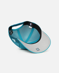 New Era Detroit Pistons 'HWC' 9SEVENTY Trucker Stretch Snapback Turquoise