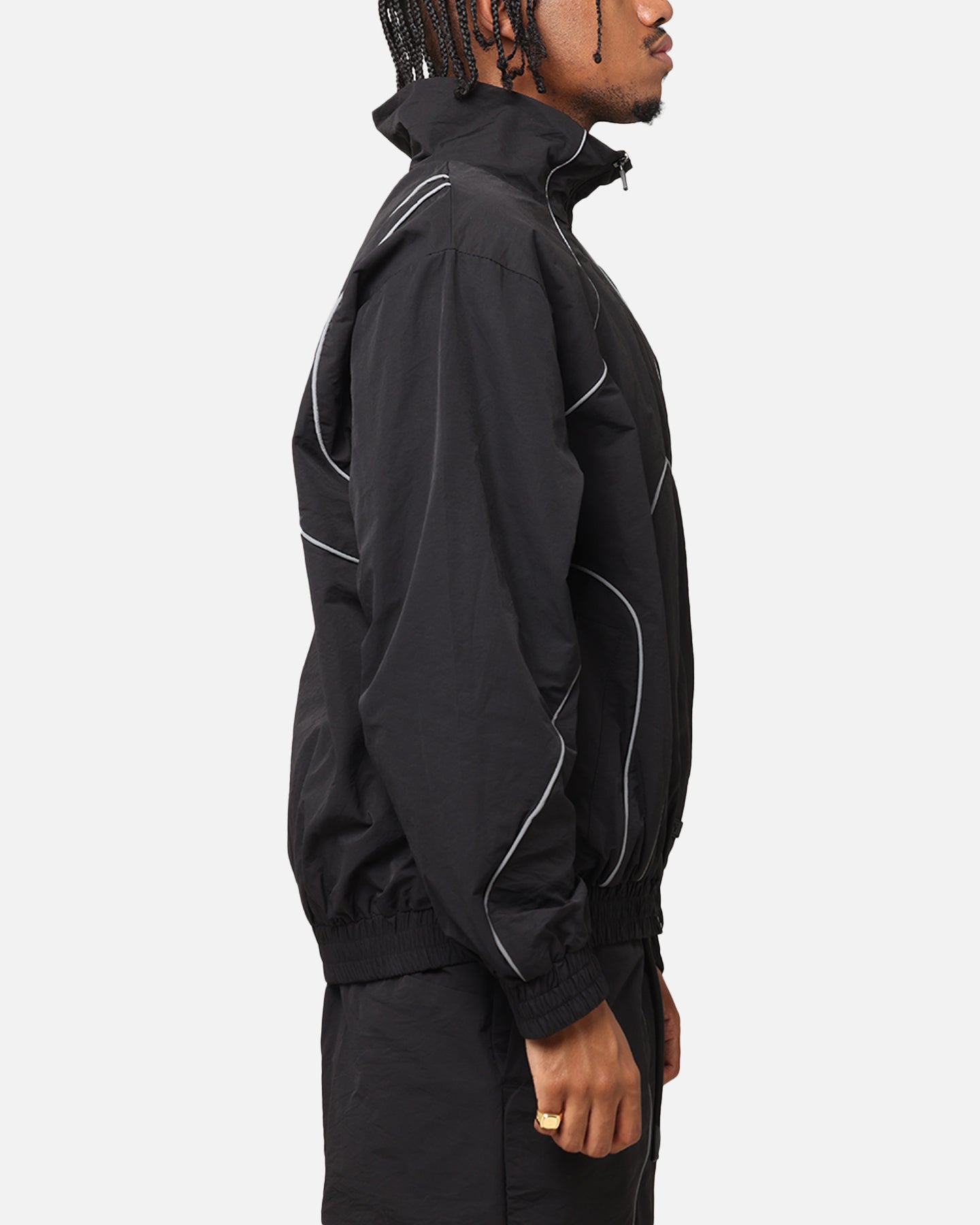 The Anti Order Stereo Nylon Track Jacket Black | Culture Kings US