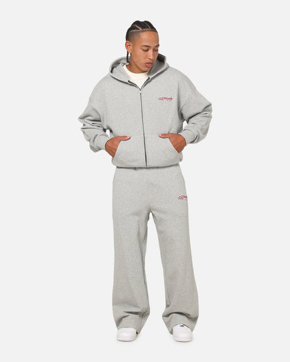 Ed Hardy Signature Track Pants Grey Marle