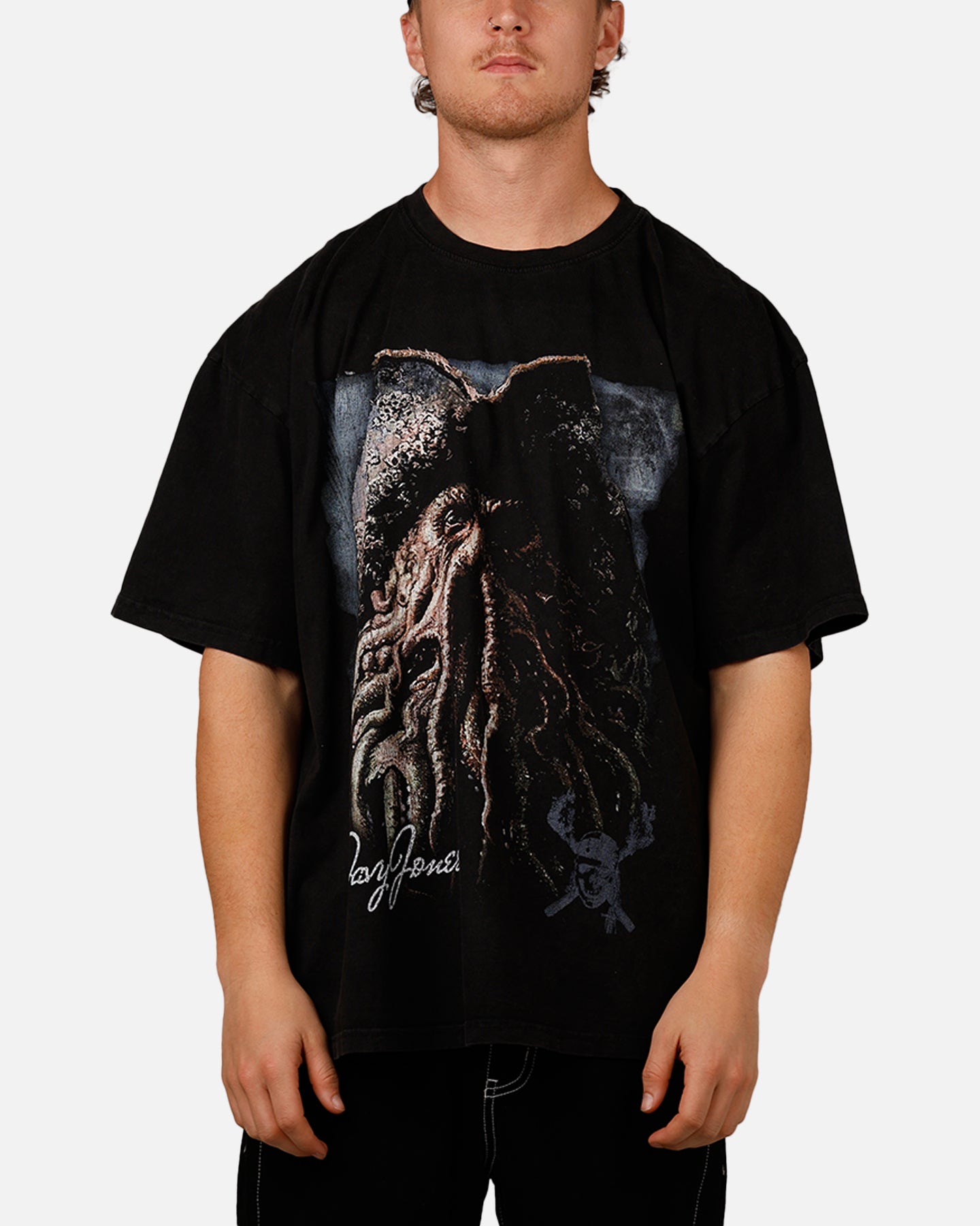 Goat Crew Disney Pirates Of The Caribbean Davy Jones Heavy T-Shirt