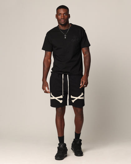 Saint Morta Bxnes Sweat Shorts Black