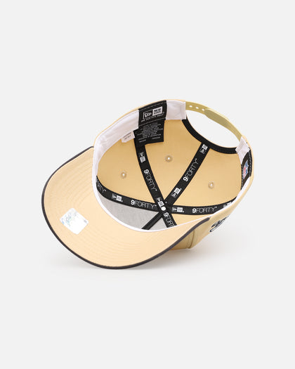New Era Detroit Lions 'Vintage' 9FORTY A-Frame Snapback Vegas Gold