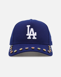 New Era Los Angeles Dodgers 'Visor Embellishment' 9FORTY A-Frame Snapback Official Team Colors