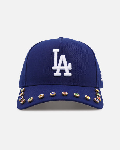 New Era Los Angeles Dodgers 'Visor Embellishment' 9FORTY A-Frame Snapback Official Team Colors