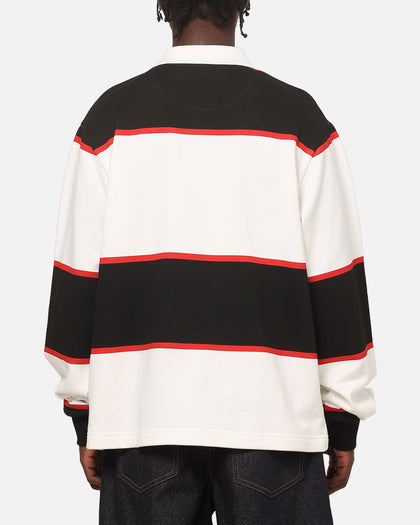 Carre Baseline Rugby Shirt Black Stripe
