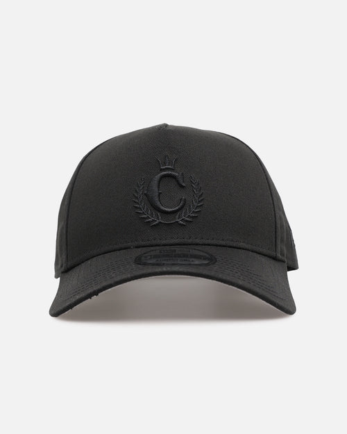 New Era X Culture Kings 9FORTY A-Frame Snapback Black/Black