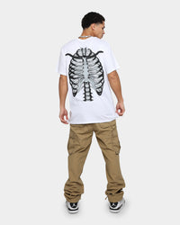 Father Forgive Me Skeleton T-Shirt White