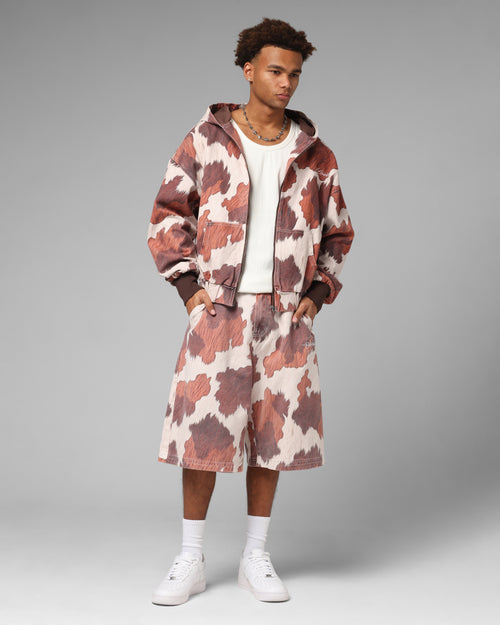 Loiter Hide Jorts Cowhide