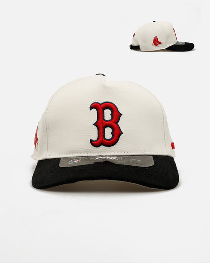 Pro Standard Boston Red Sox 'Signature Suede' Pro Pinch Strapback Off White/Black