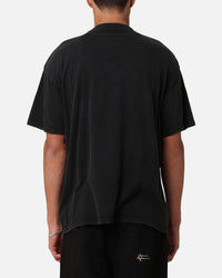73Studio Alien Classic Vintage T-Shirt Black Acidwash